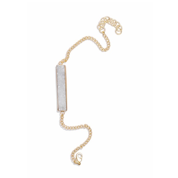 NWT Genuine Druzy BAR BRACELET - Picture 2 of 4